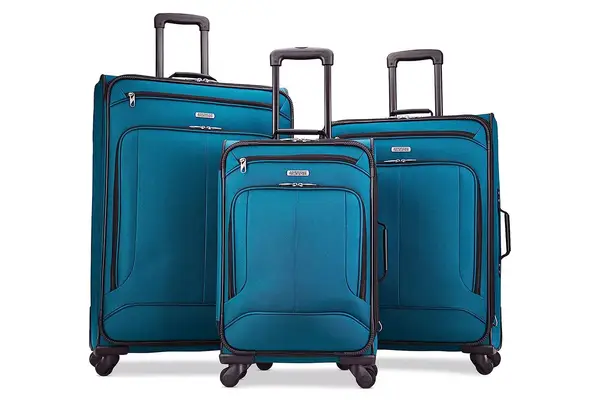 American Tourister Pop Max Softside Luggage with Spinner Wheels