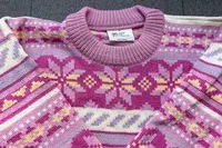 A close up of the Dale of Norway Ingrid Sweater