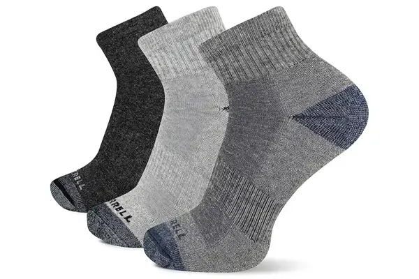 Merrell Unisex-Adult Wool Everyday Hiking Ankle Socks