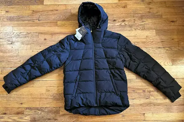 The LolÃ Odin Down Jacket with the tags on