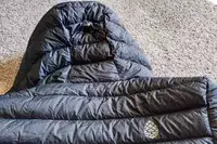 The hood and logo on the Stio Men