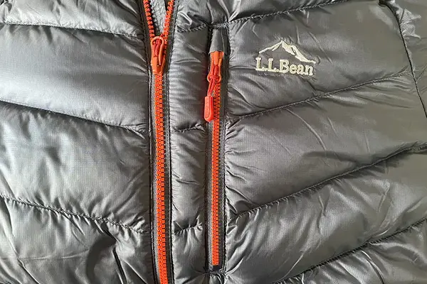 The zippers on the L.L. Bean Men