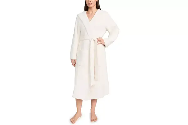 Barefoot Dreams CozyChic Ribbed Hooded Robe