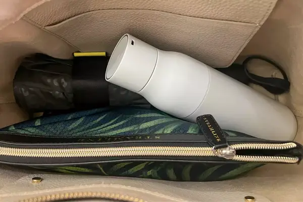 LARQ Bottle Filtered found inside a purse