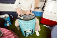 The strap on the Stanley The All Day Julienne Max 30-Can Cooler