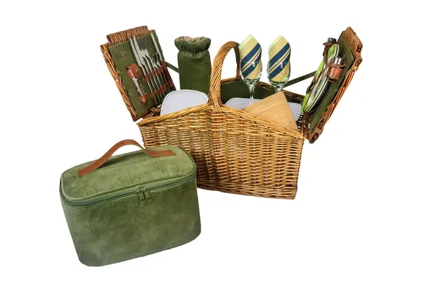 Williams Sonoma Sage Picnic Basket
