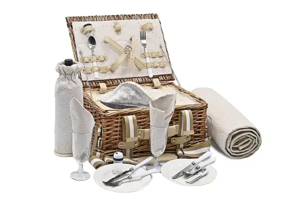 Amazon SatisInside Picnic Basket for 2