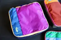 A close-up of the Cotopaxi Cubos Packing Cubes