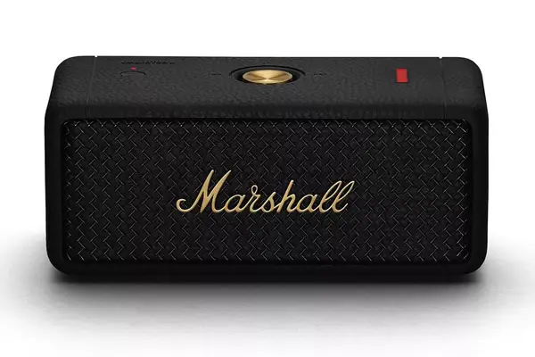 Marshall Emberton II Portable Bluetooth Speaker, Black & Brass