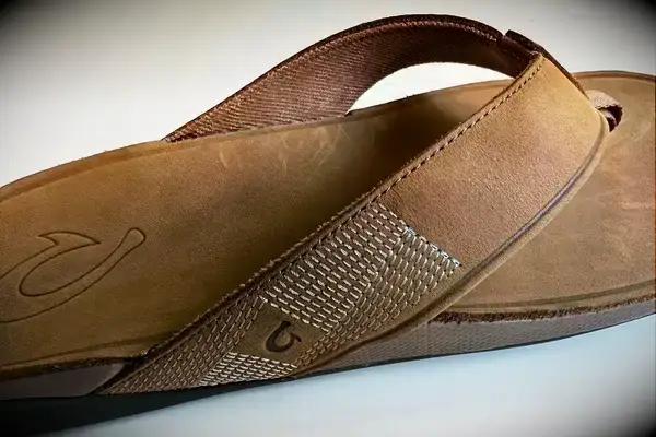 Close up of Olukai Tuahine Flip Flop