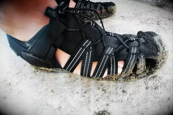 A close up of a person