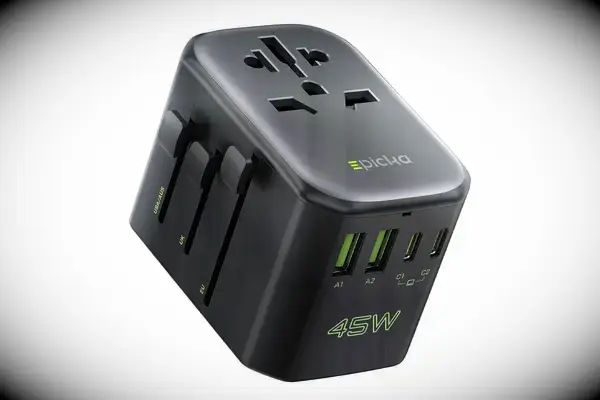  EPICKA Pulse 45W European Travel Plug Adapter