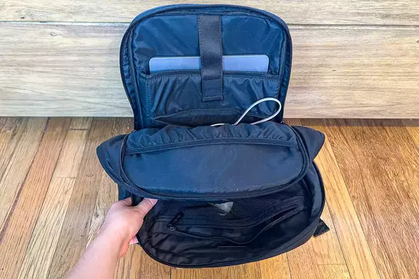Photo of interior of the calpak luka backpack