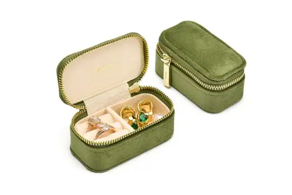 Small Travel Jewelry Case
