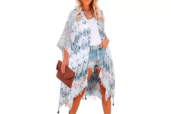 Moss Rose Women Summer Bikini Kimono Bathing Suit Cover Ups for Swimwear