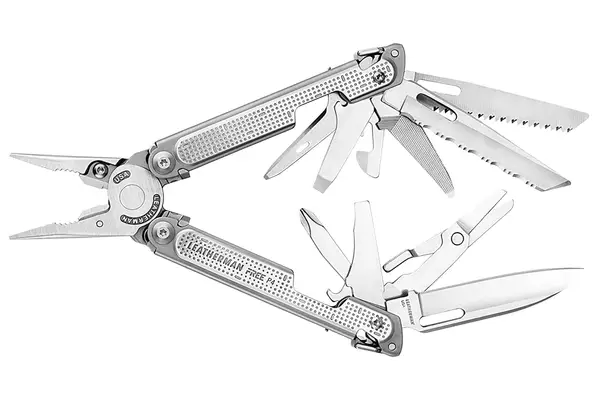 Person holding Leatherman Wave Multi-tool