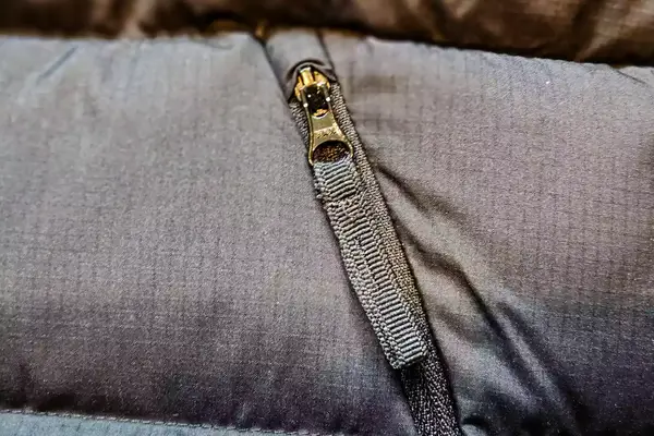 The zipper on the L.L. Bean Women