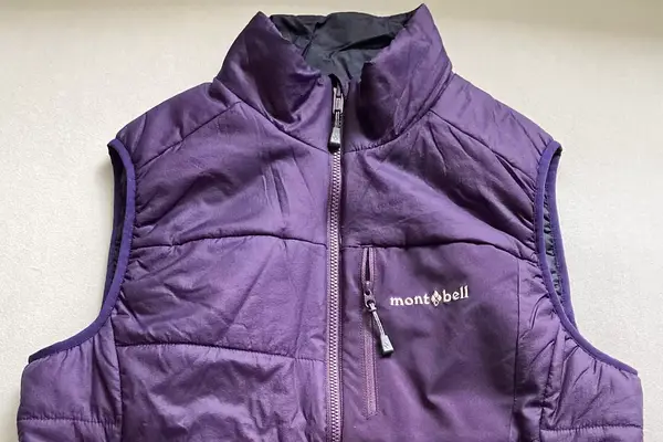 The front of the Montbell Women’s Thermawrap Vest