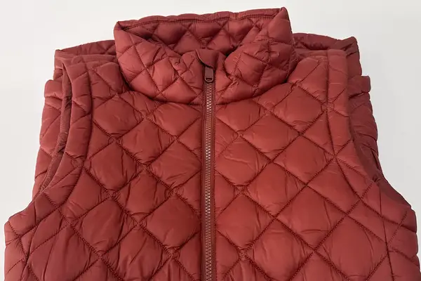 The collar and the front of the Athleta Women