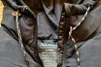 The tag on the inside of the L.L. Bean Women