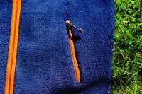 The zippered pocket on the Fjallraven Men’s Vardag Pile Fleece Vest