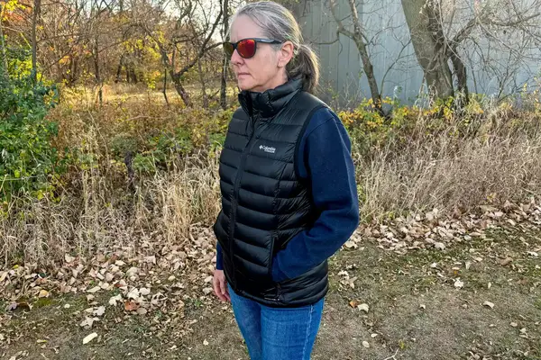 A person wears the Columbia Women