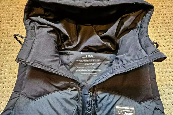 The hood on the L.L. Bean Women