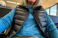 A person wears the Columbia Women