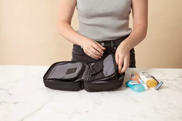 Items that can fit inside the Thule Aion Toiletry Bag