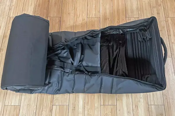 The DB Snow Roller Pro 127L partially rolled up