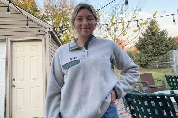 Women wearing a Patagonia Women