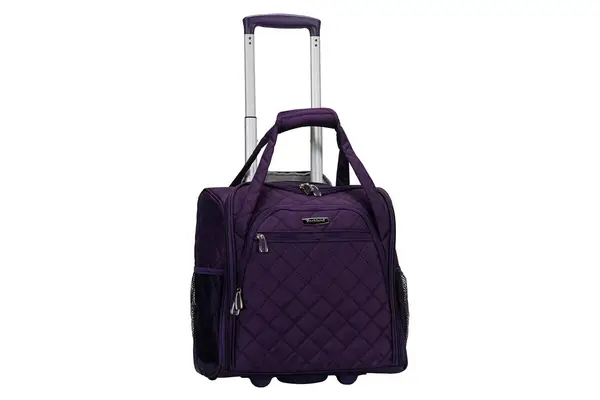 Rockland Melrose Upright Wheeled Underseater Carry-On Luggage