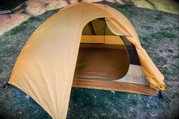 A fully assembled REI Co-Op Trailmade