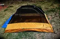 A view of the inside of an assembled REI Co-Op Trailmade