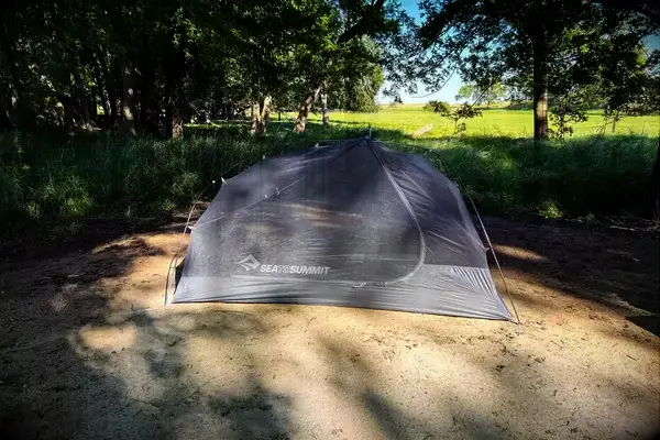 The Sea to Summit Telos Freestanding Ultralight Tent in sand