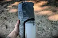 The Sea to Summit Telos Freestanding Ultralight Tent inside a storage case