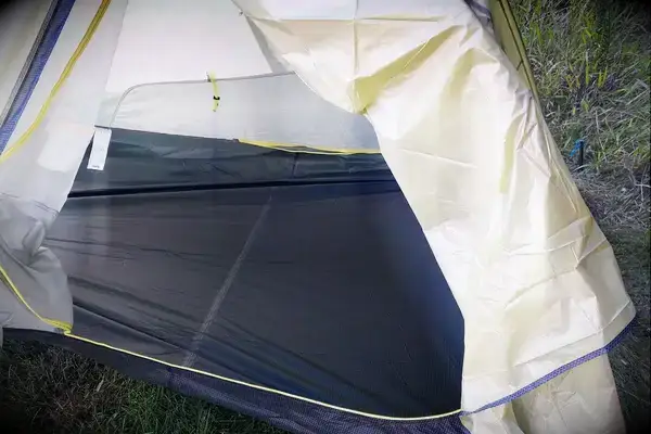 The inside of the Nemo Hornet Osmo Ultralight Backpacking Tent