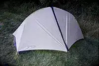 The Nemo Hornet Osmo Ultralight Backpacking Tent after assembly