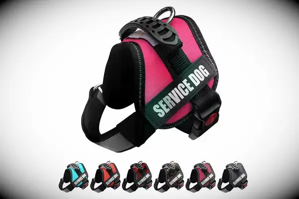 ALBCORP Service Dog Vest Harness - Reflective Woven