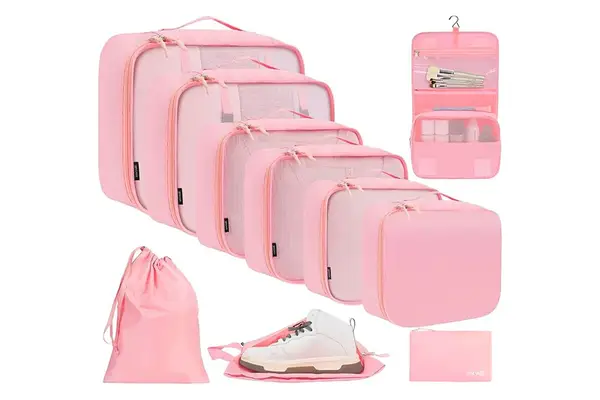 BAGAIL 6 Set/8 Set/10 Set Packing Cubes Various Sizes Packing Organizer