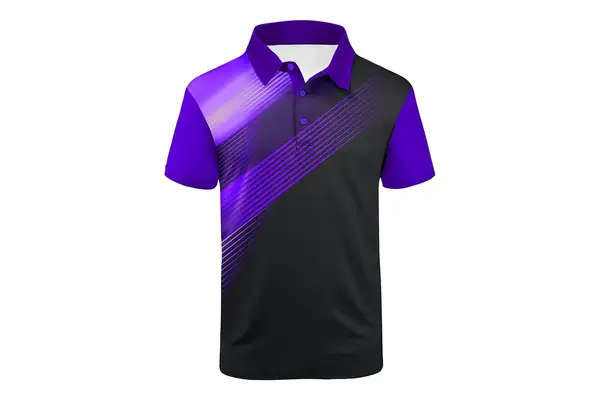 ZITY Mens Golf Shirt Short Sleeve Sport Moisture Wicking Performance Print Golf Polo Shirts for Men Collared Casual T-Shirt