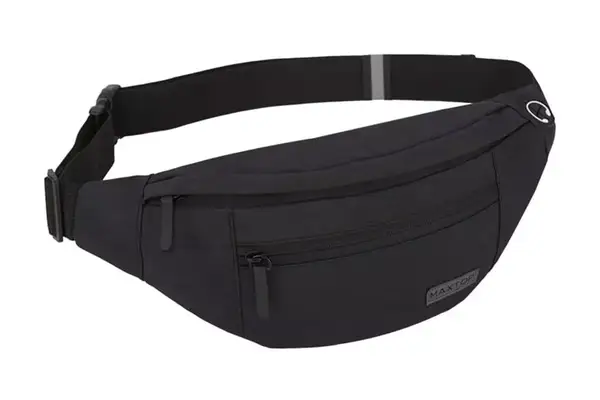 MAXTOP Large Crossbody Fanny Pack with 4-Zipper Pockets,Gifts for Enjoy Sports Festival Workout Traveling Running Casual Hands-Free Wallets Waist Pack Phone Bag Fits All Phones