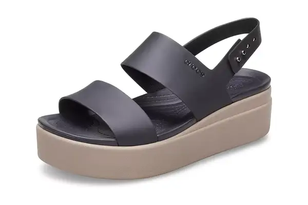 Crocs Womenâs Brooklyn Low Wedges, Platform Sandals