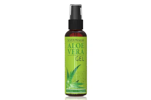 Amazon Seven Minerals, Travel Size Organic Aloe Vera Gel from freshly