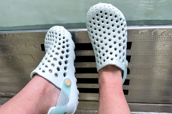 A person wears the Columbia Women