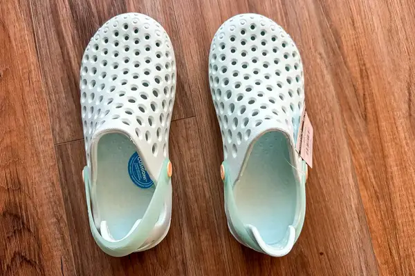 An overhead view of a pair of Columbia Women