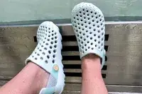 A person wears the Columbia Women