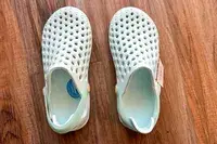 An overhead view of a pair of Columbia Women