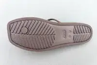 The treads on the bottom of the Crocs Miami Toe Loop Sandals