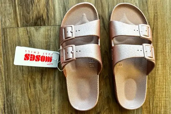 The Freedom Moses Freedom Slides with the tags on